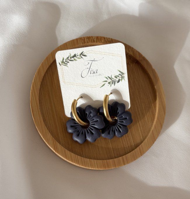 BOUCLES D'OREILLES FLORES