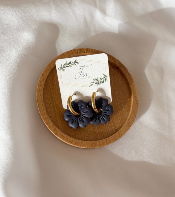 BOUCLES D'OREILLES FLORES