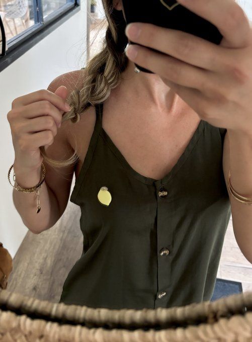 BROCHE CITRON