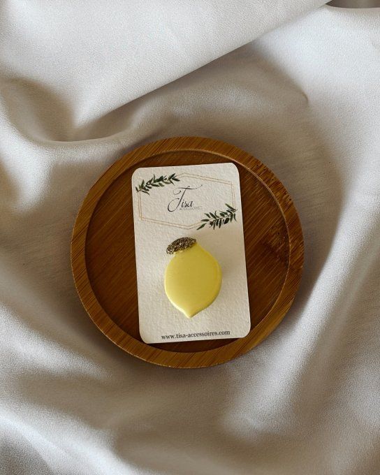 BROCHE CITRON