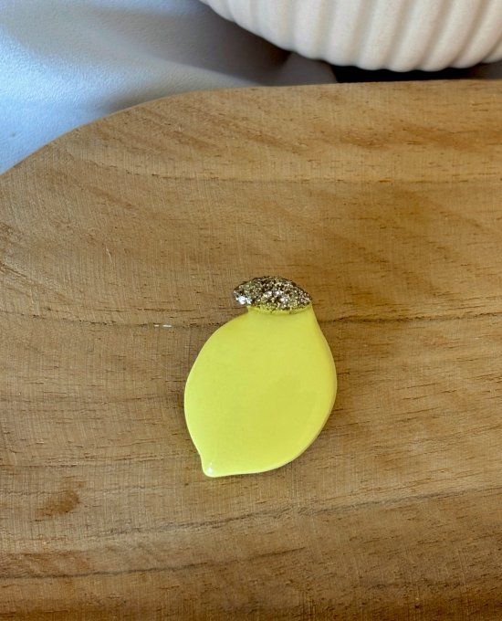 BROCHE CITRON